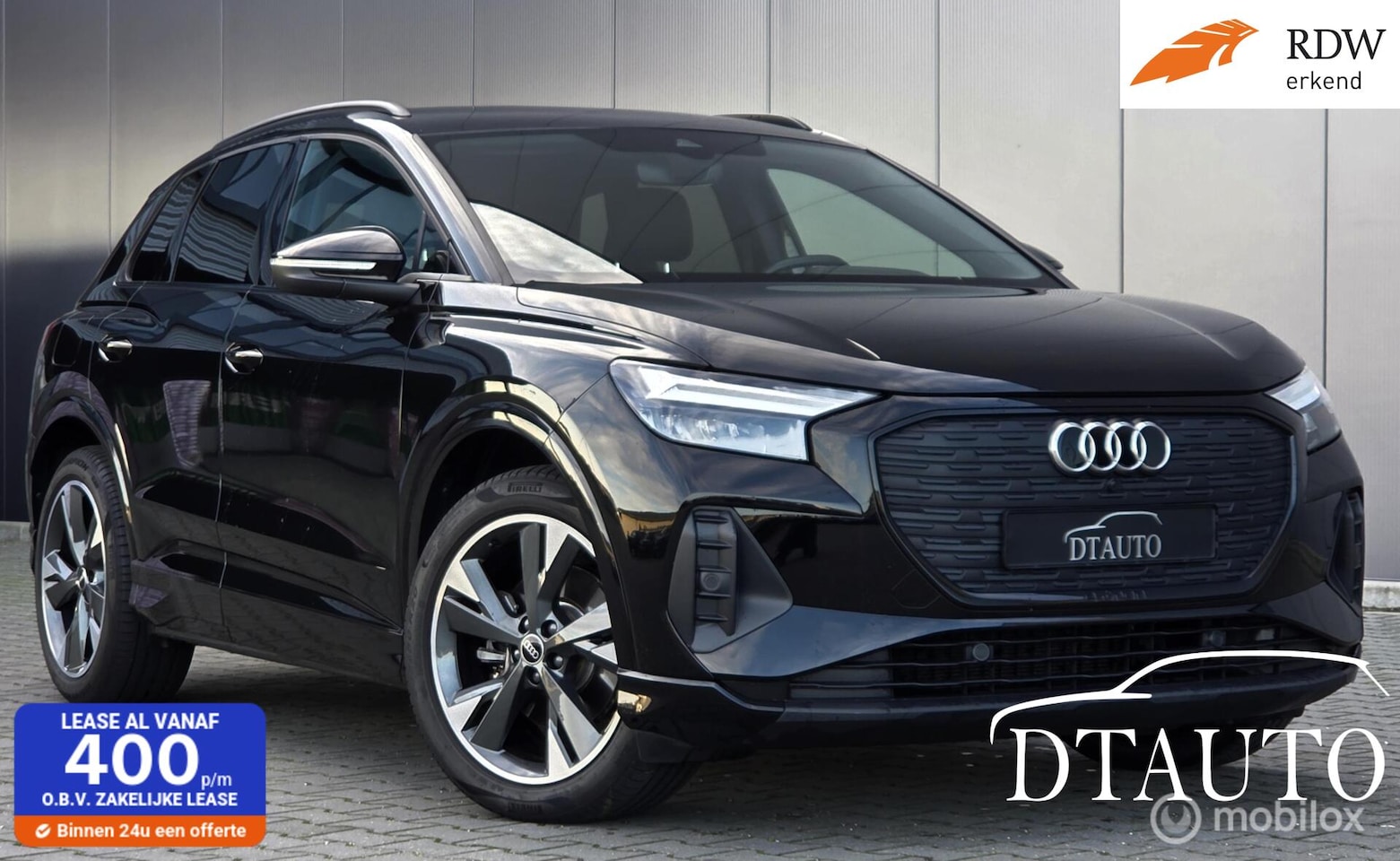 Audi Q4 e-tron - 35 edition 55 kWh Stoelv Black pak 20" Velgen - AutoWereld.nl