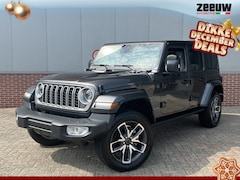 Jeep Wrangler Unlimited - 4xe 380 PK Sahara | Schuifdak | Leder | Camera | Navi | 20"