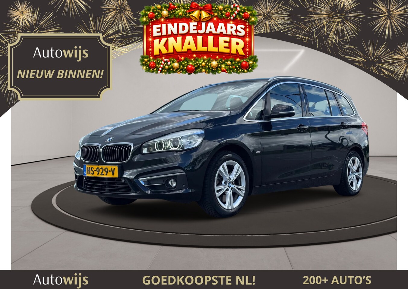 BMW 2-serie Gran Tourer - 220i Luxury|NL AUTO|1e EIG|Pano|Leder|Camera|Led|Goed onderhouden - AutoWereld.nl