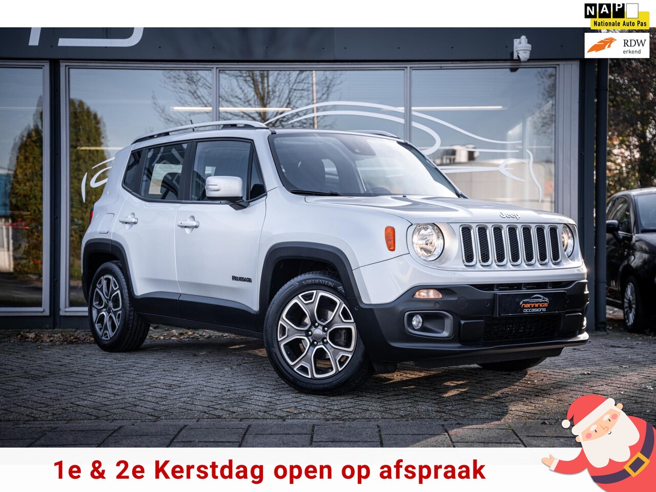 Jeep Renegade - 1.4 MultiAir Limited|Trekh|Keyless|Pano|Cruise|Navi|Uconnect|Cam| - AutoWereld.nl