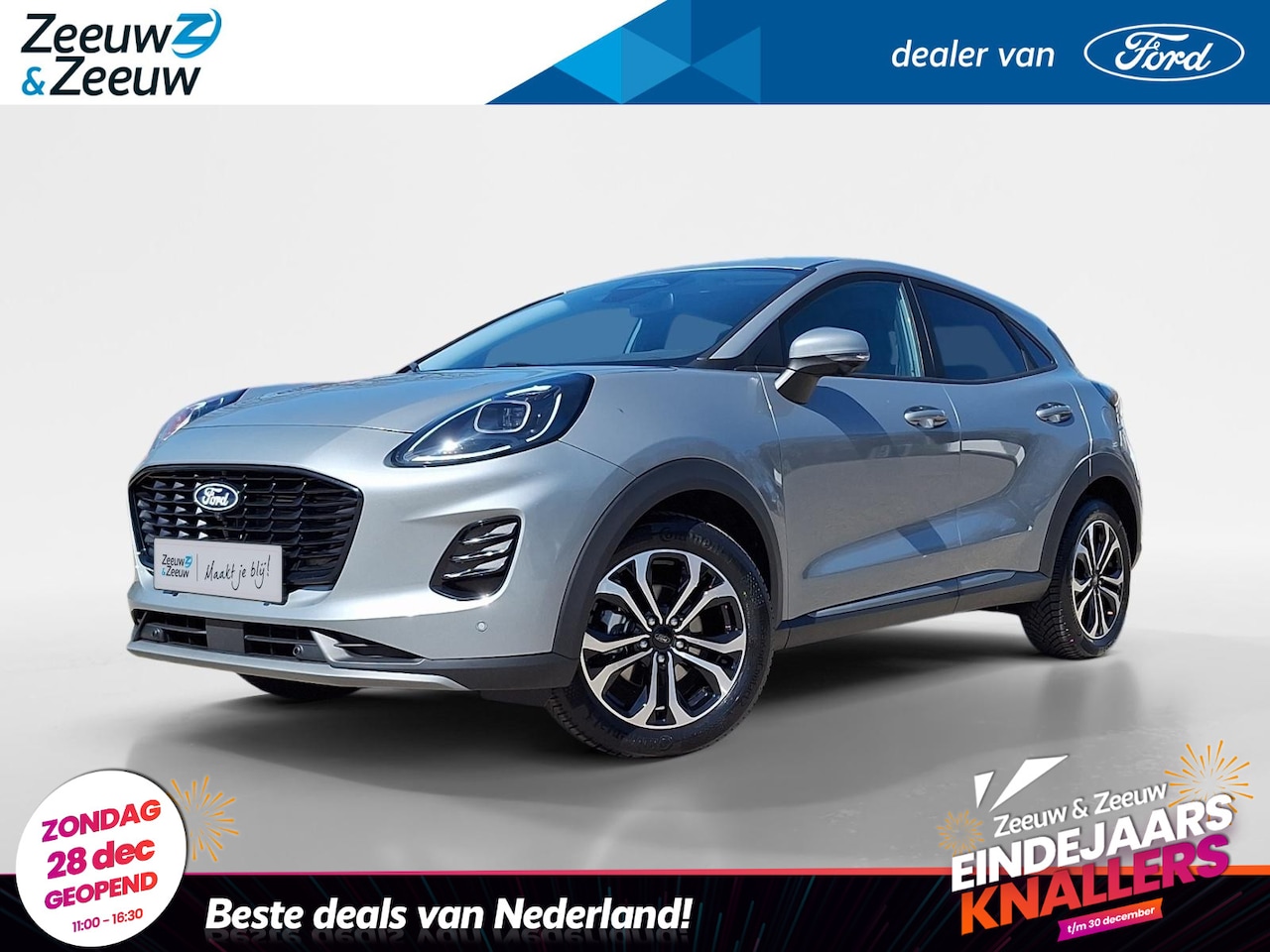 Ford Puma - 1.0 EcoBoost Hybrid Titanium Automaat | 6500,- Ford Voordeel | 0,00% rente icm Ford Otopio - AutoWereld.nl