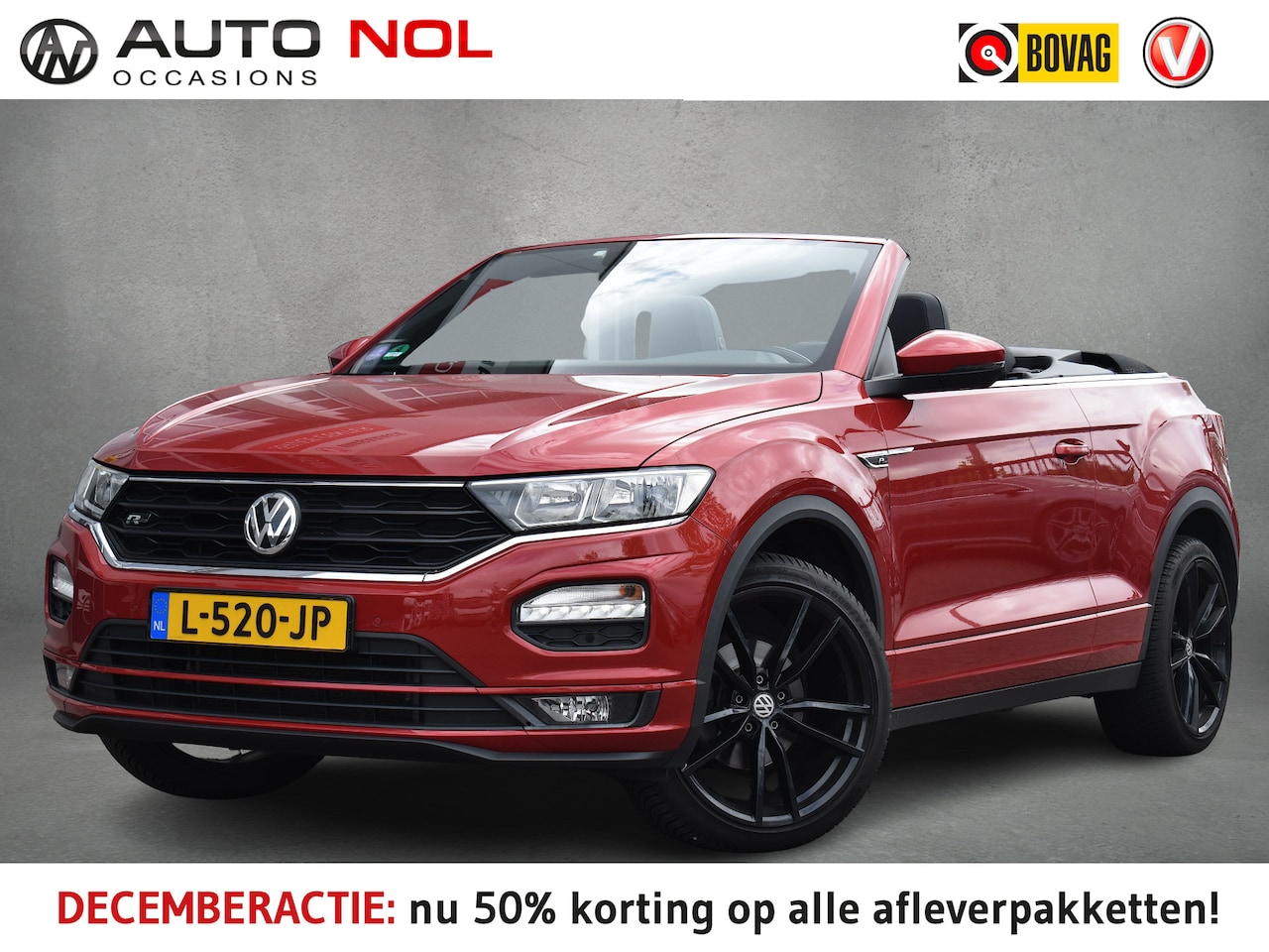Volkswagen T-Roc Cabrio - 1.5 TSI R-Line | Apple CarPlay | Stoelverw. | Half Leer | Climate - AutoWereld.nl