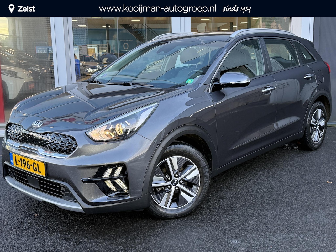 Kia Niro - 1.6 GDi Hybrid DynamicLine Inklapbare spiegels| Adaptief Cruise Control | Privacy Glass |V - AutoWereld.nl