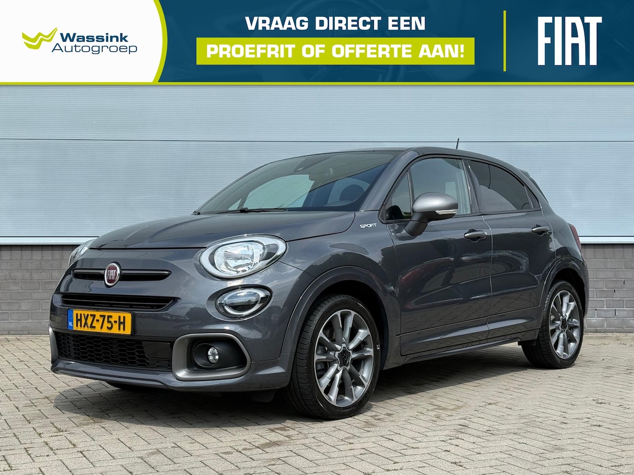 Fiat 500 X - 1.3 FireFly Turbo 150pk DCT Sport Automaat | Navigatie | Parkeersensoren | Adaptieve Cruis - AutoWereld.nl