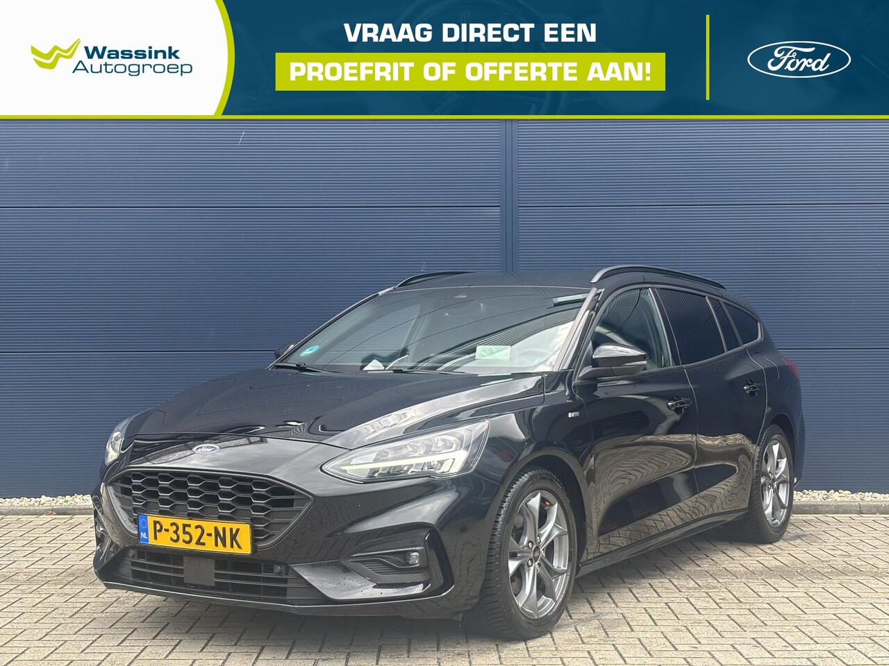 Ford Focus Wagon - 1.0 EcoBoost Hybrid 125pk ST Line X Business | Camera | Stuur-, Stoel- & voorruitverwarmin - AutoWereld.nl