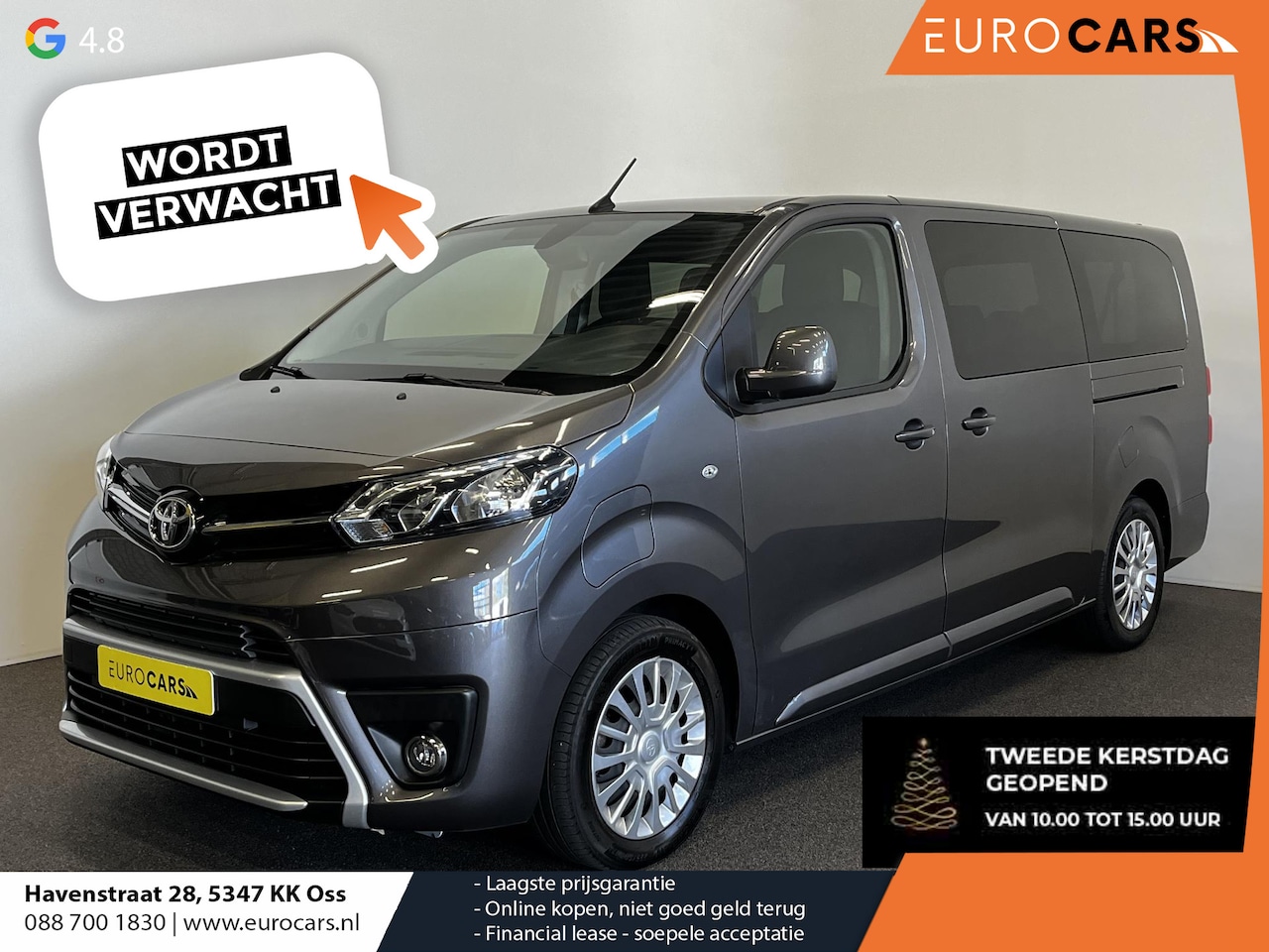 Toyota ProAce Electric Shuttle - Long Extra Range Cool 75 kWh 9PERSOONS Personenbus Navigatie | Apple Carplay/Android Auto - AutoWereld.nl