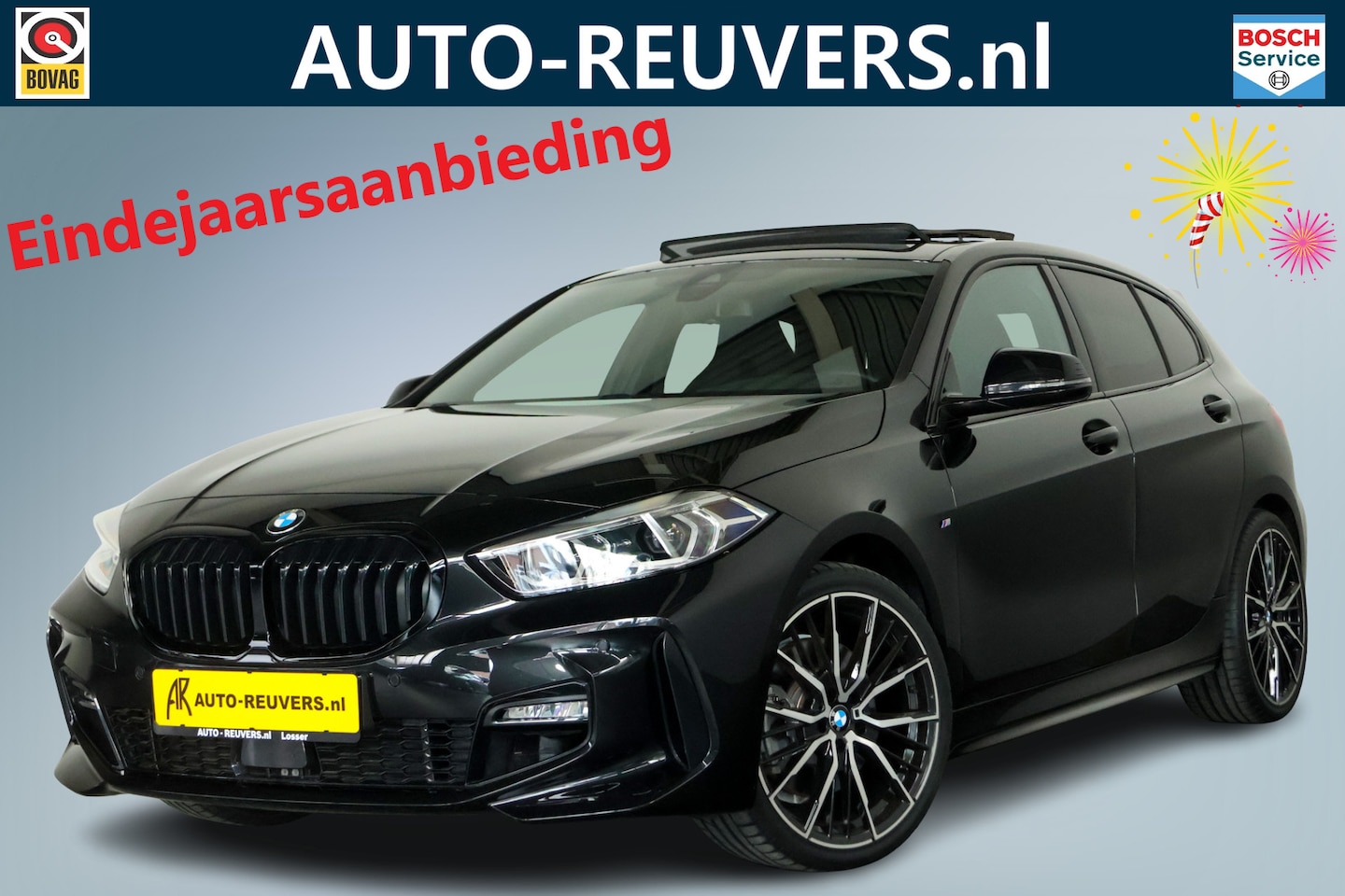 BMW 1-serie - 120i M-Sport / Opendak / Kuipstoel / LED / Cam / CarPlay - AutoWereld.nl