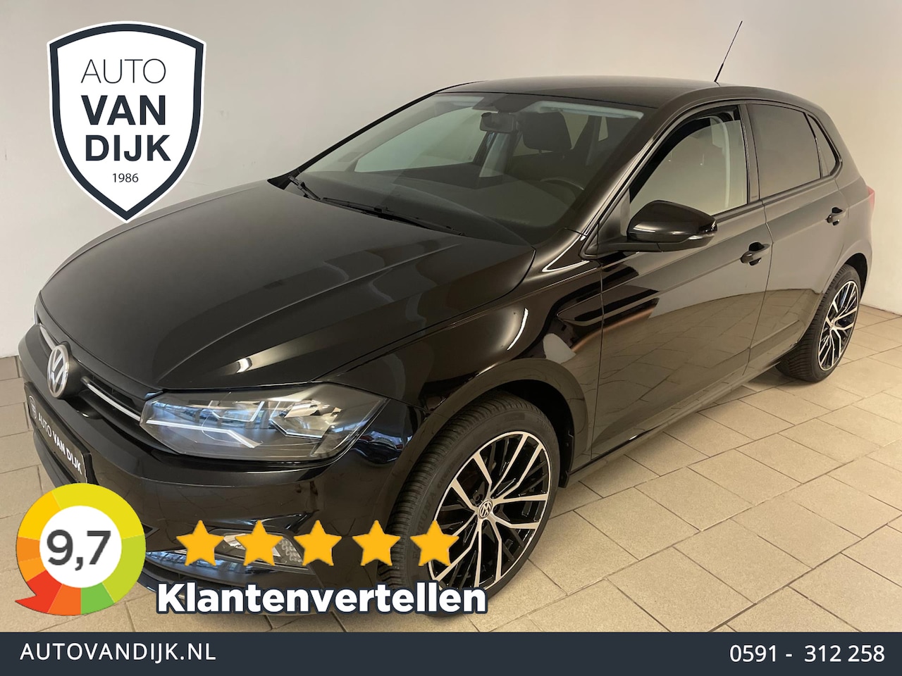 Volkswagen Polo - 1.0 TSI Comfortline 95PK AIRCO NAVI CRUISE APPLE CARPLAY NIEUWE VELG LED MULTI STUUR PRIVA - AutoWereld.nl