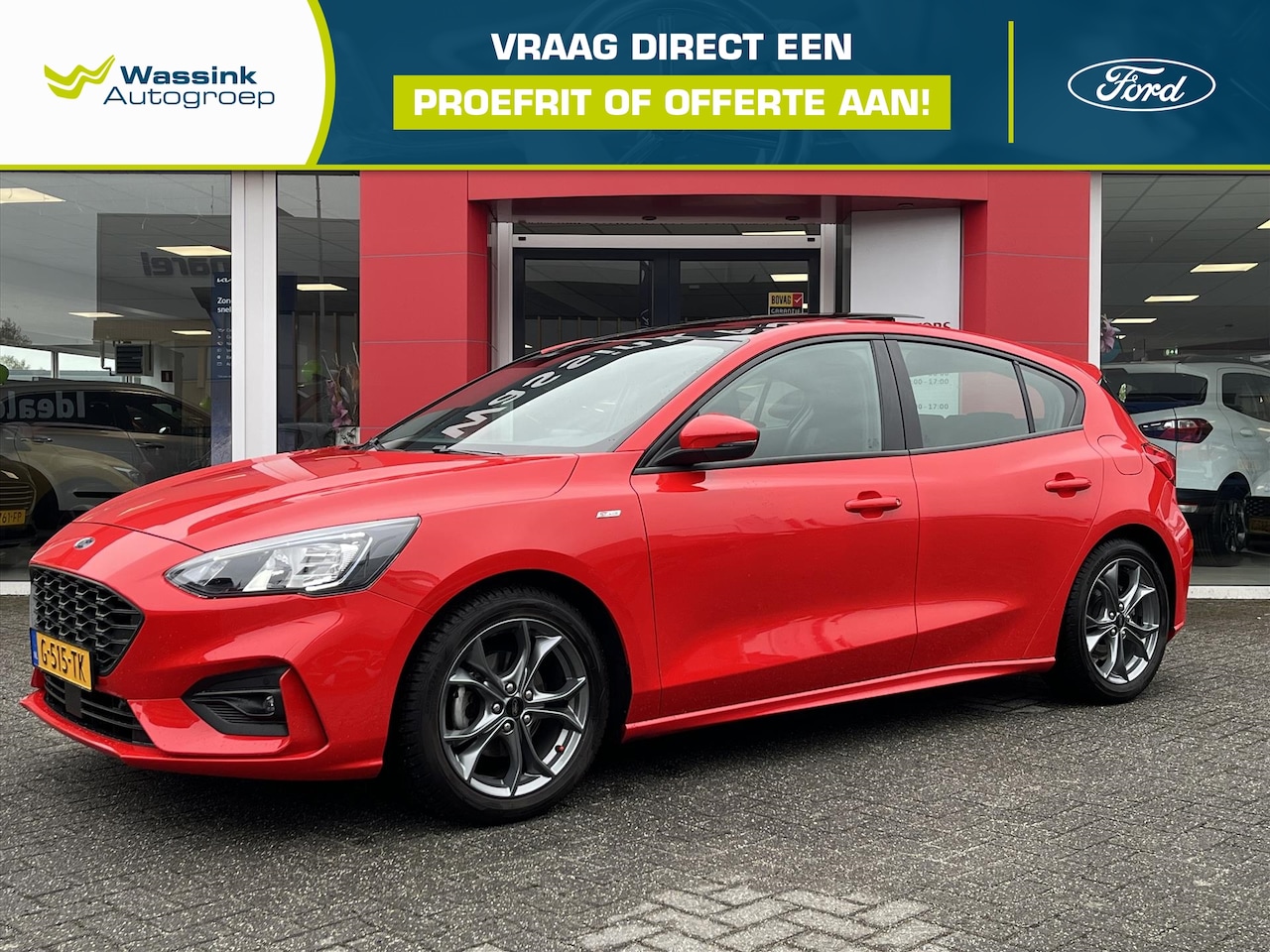 Ford Focus - 1.0 EcoBoost 125pk ST-Line Business I Glazen Schuif/kanteldak I Winterpack I Parkeersensor - AutoWereld.nl