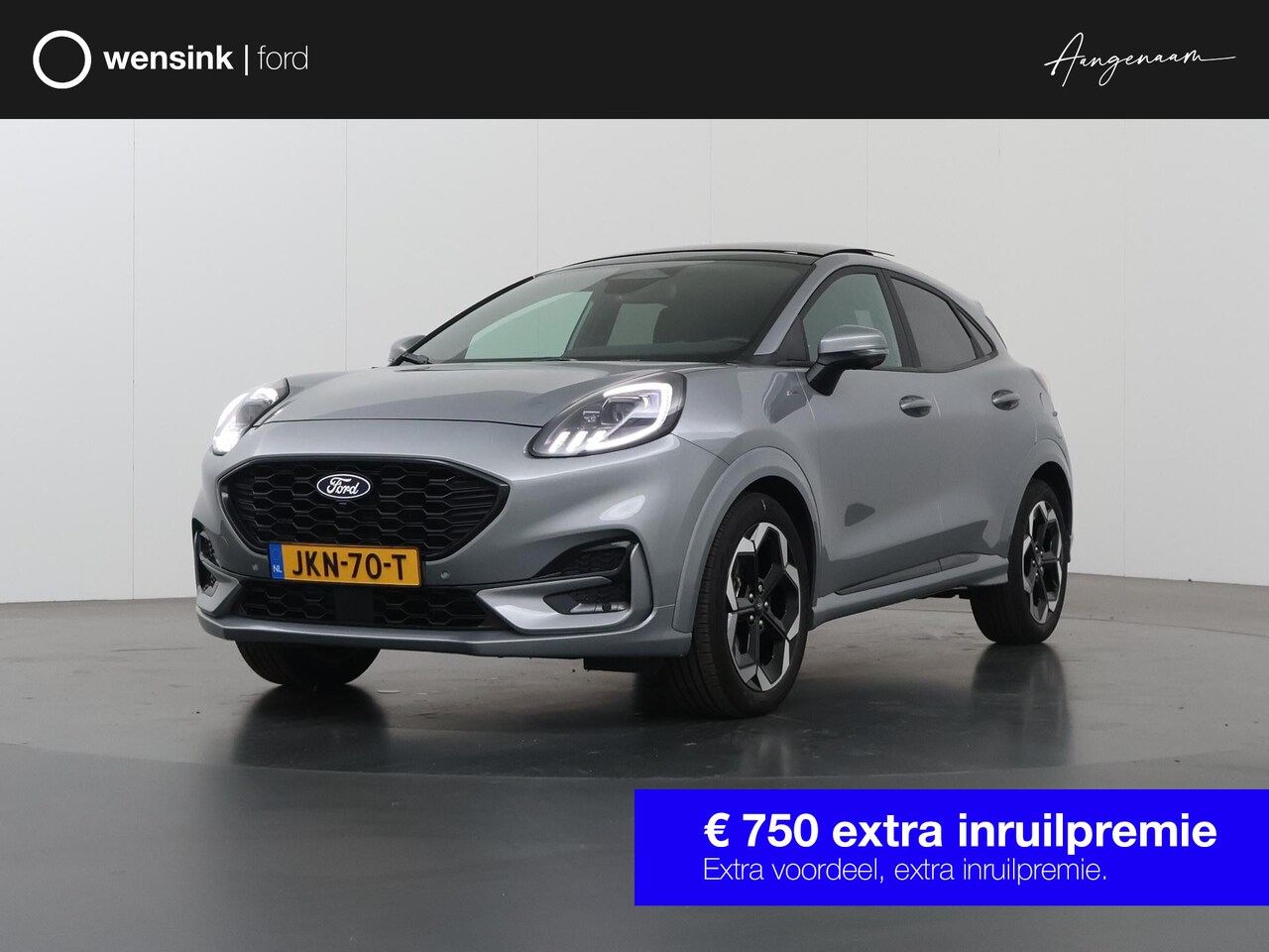 Ford Puma - 1.0 EcoBoost Hybrid ST-Line X | Trekhaak | Facelift | Panoramadak | Winterpack | Cruise Co - AutoWereld.nl