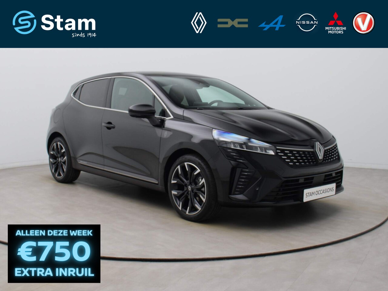 Renault Clio - STAM Limité 75 E-Tech full hybrid 145pk #15 van 75 Adapt. cruise | 360° Camera | BOSE | Le - AutoWereld.nl