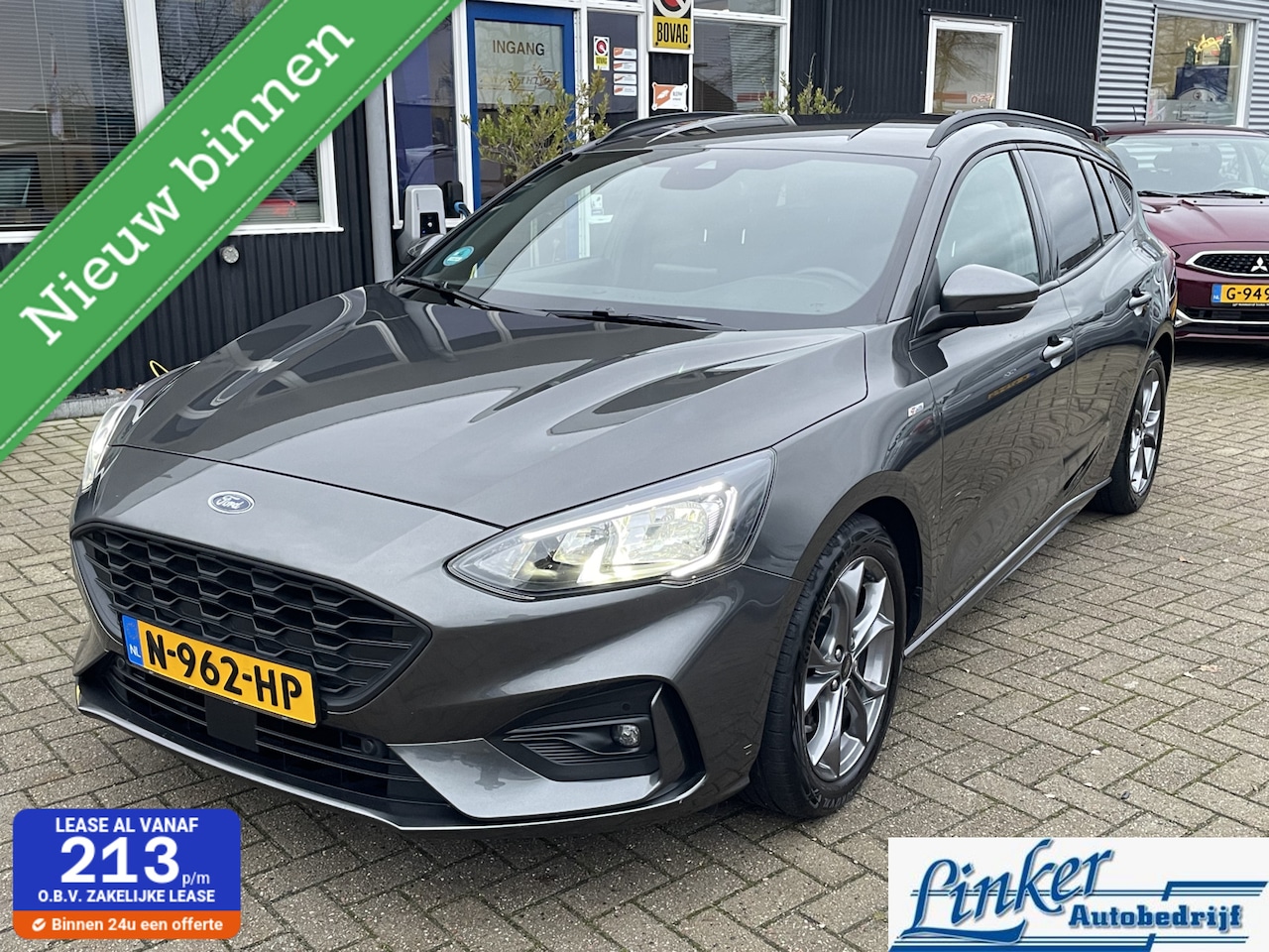 Ford Focus Wagon - 1.0 EcoBoost Hybrid ST Line Business - NL-AUTO CAMERA PDC VOOR/ACHTER - AutoWereld.nl