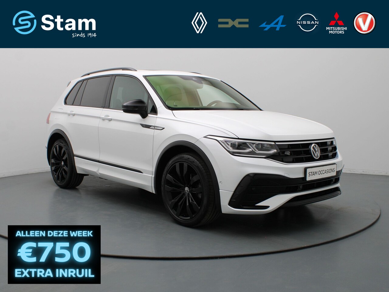 Volkswagen Tiguan - 150pk TSI R-Line Business+ Automaat Camera | Adapt. Cruise | Navi | Parkeersens. v+a | Sto - AutoWereld.nl