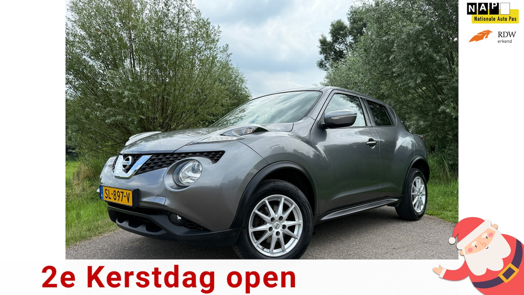 Nissan Juke - 1.2 DIG-T S/S Connect Edition | Camera | Navi | Trekhaak | 6 Versnellingen | Clima | 16" V - AutoWereld.nl