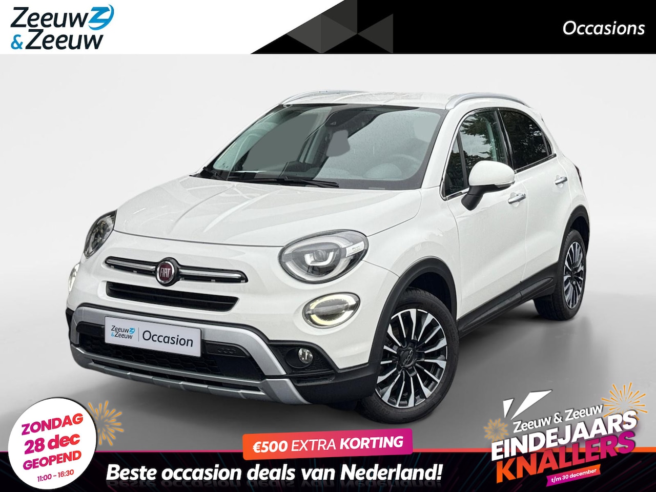 Fiat 500 X Cross - 1.0 GSE City Cross Opening Edition | Lichtmetalen velgen | Navigatie | Parkeersens. | - AutoWereld.nl