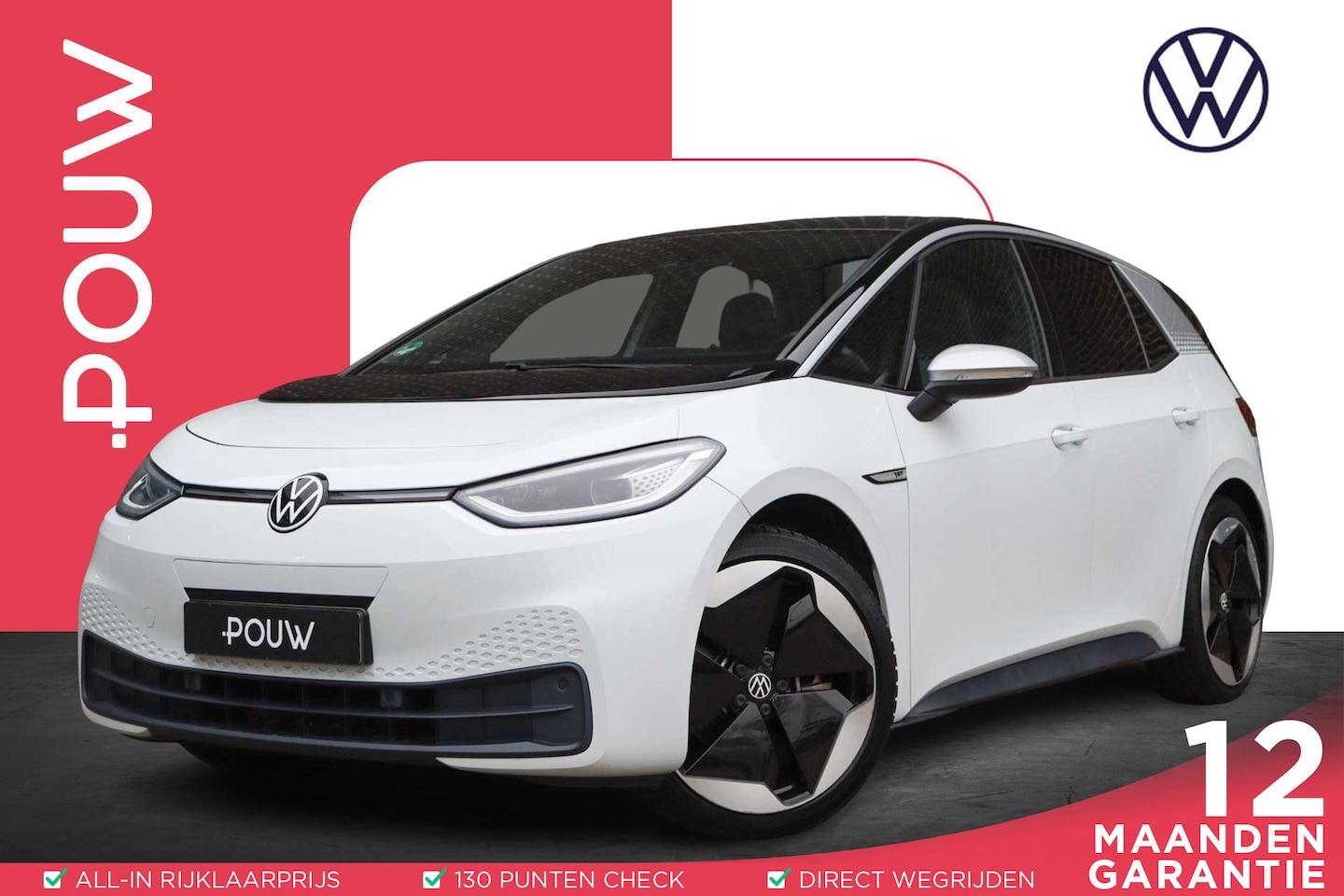 Volkswagen ID.3 - 204pk First Max 58 kWh | Head-up Display | Panoramadak | Steunhaak - AutoWereld.nl