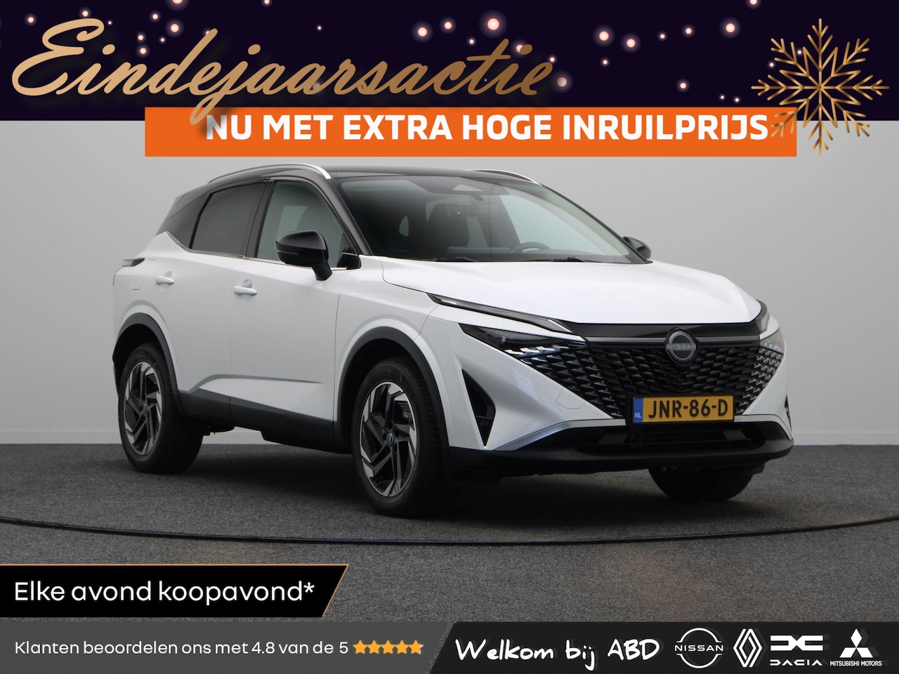 Nissan Qashqai - 158pk MHEV Xtronic N-Connecta | Headup display | 18" Velgen | Stoel, Stuur en Voorruitverw - AutoWereld.nl