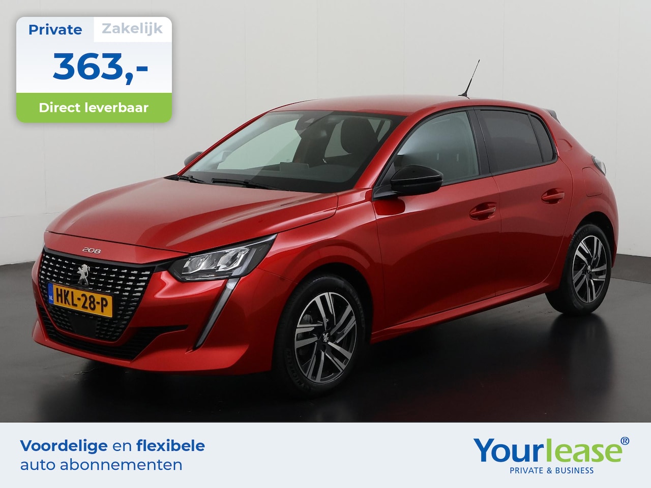 Peugeot 208 - 1.2 PureTech 100 Allure | All-in 363,- Private Lease | 36 mnd Abonnement | - AutoWereld.nl