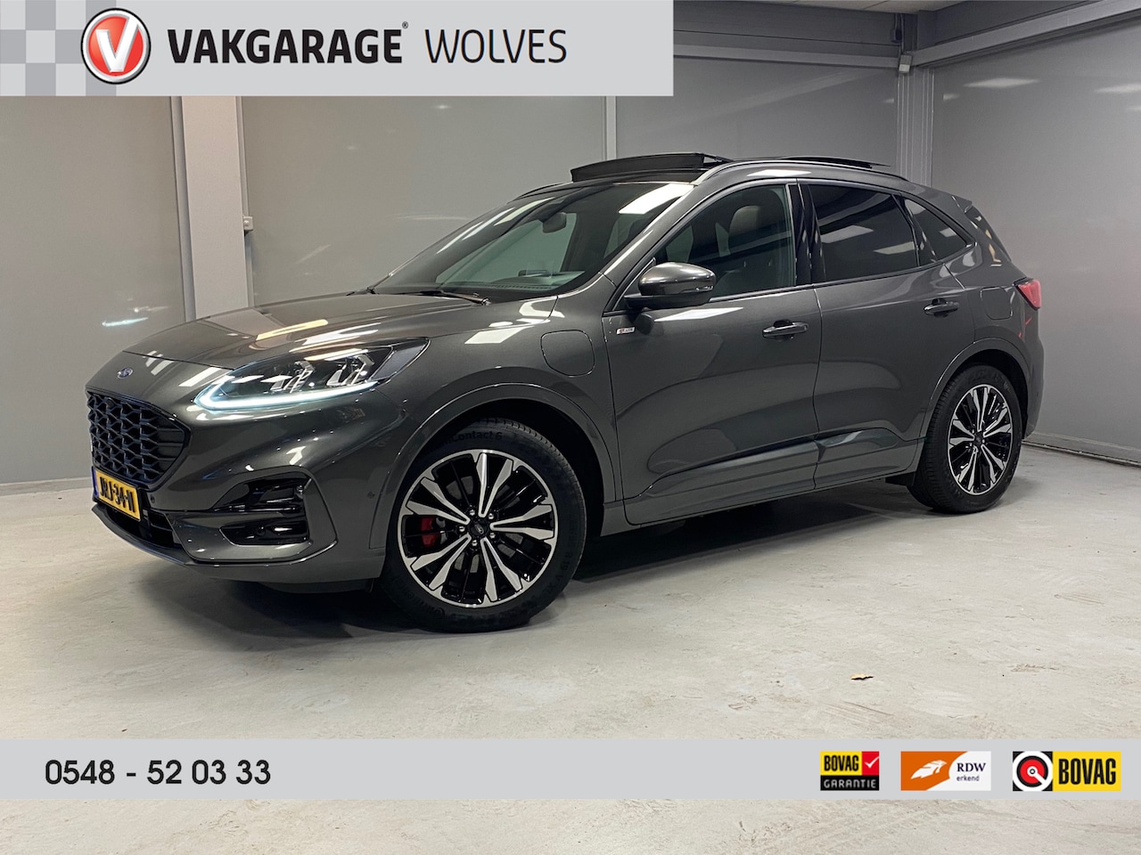 Ford Kuga - 2.5 PHEV ST-Line X | PANODAK | 19"LMV | LED | ELEKT. ACHTERKLEP | - AutoWereld.nl