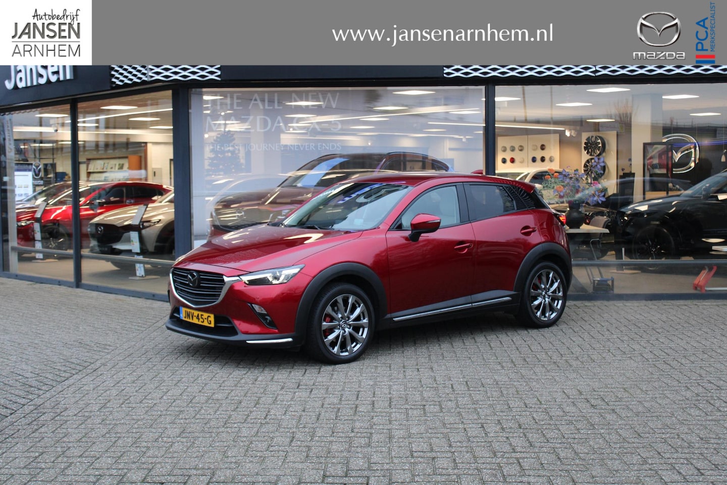 Mazda CX-3 - 2.0 SkyActiv-G 150 GT-M 4WD 2.0 SkyActiv-G 150 GT-M 4WD , Automaat, Wit Leder, Adap.Cruise, Bose, HUD, Clima, Camera, - AutoWereld.nl