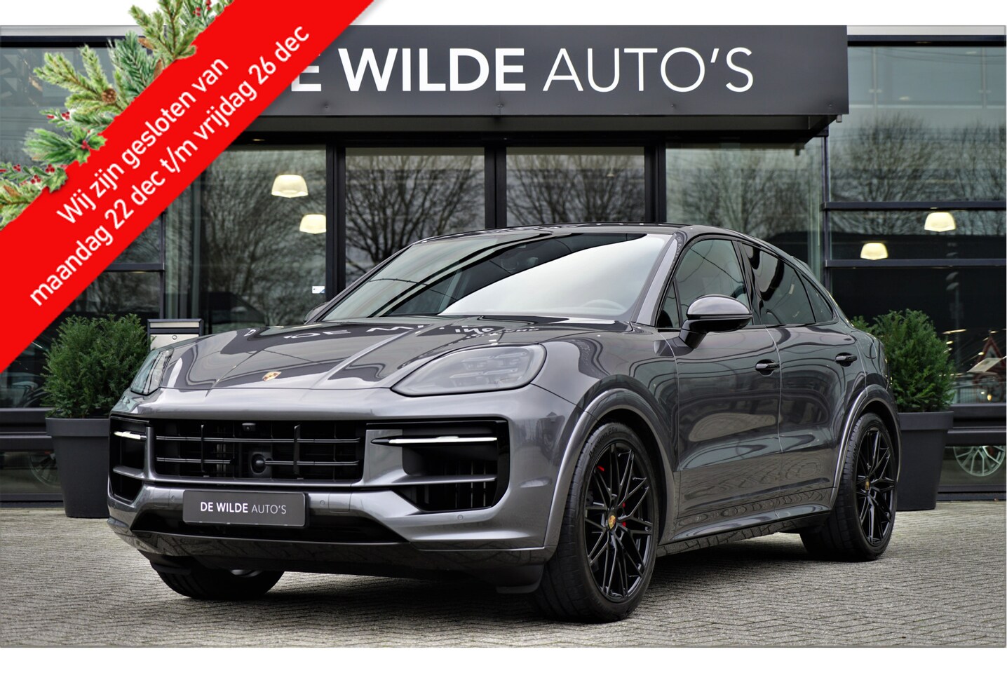 Porsche Cayenne Coupé - 3.0 E-Hybrid SportDesign Pano Vierwielbesturing Carbon PassangerDisplay 18-weg Keyless Mat - AutoWereld.nl