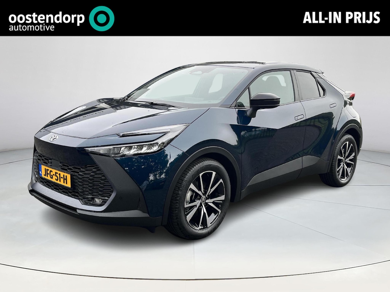 Toyota C-HR - 1.8 Hybrid 140 Dynamic | Midnight Teal metallic | Demonstratie auto | - AutoWereld.nl