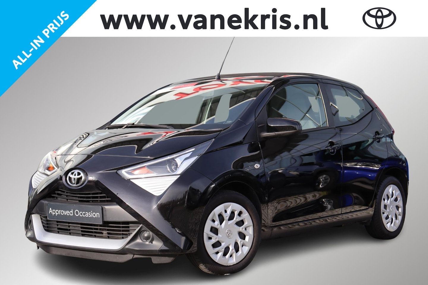 Toyota Aygo - 1.0 VVT-i x-play cabrio AppleCarPlay/Android Auto, Parkeercamera, - AutoWereld.nl