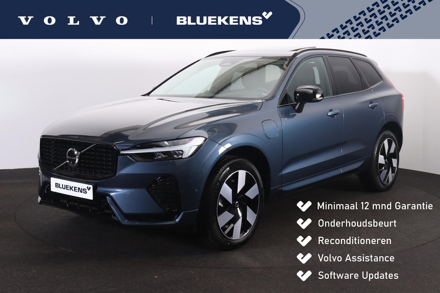 Volvo XC60 - T8 Recharge AWD Ultra Dark - Panorama/schuifdak - IntelliSafe Assist & Surround - 360º Cam - AutoWereld.nl