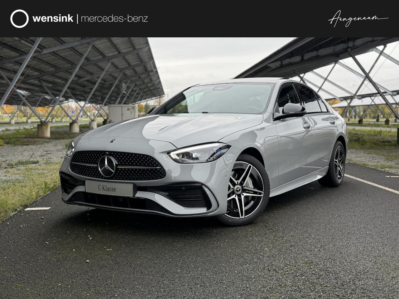 Mercedes-Benz C-klasse - 180 Business Solution AMG | Night | Burmester | Panoramdadak | 360 camera | Sfeerverlichti - AutoWereld.nl