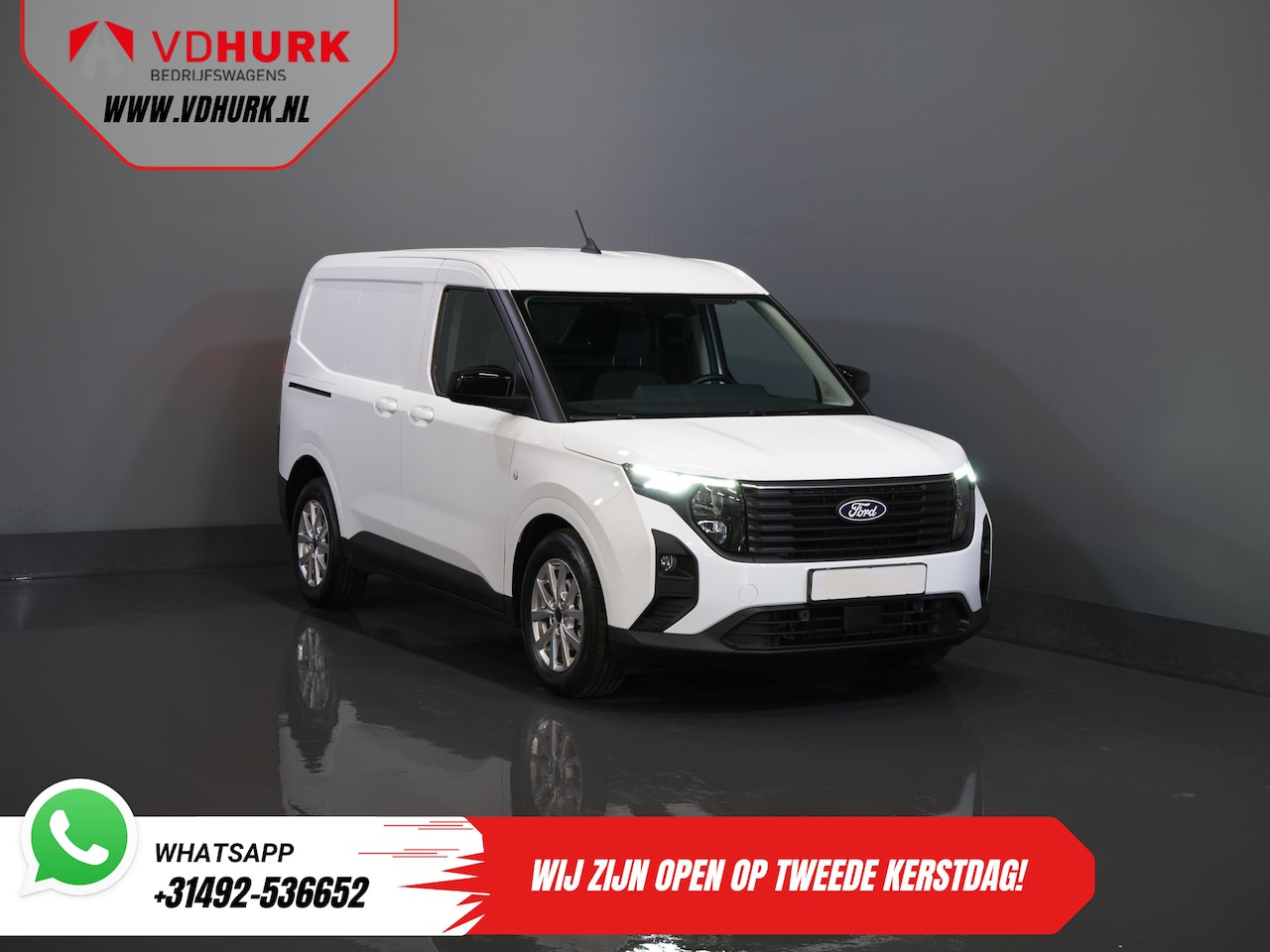 Ford Transit Courier - 1.5 TDCi 100 pk Limited BPM VRIJ! Virtual Cockpit/ Stoelverw./ Stuurverw./ Carplay/ Camera - AutoWereld.nl