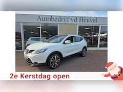 Nissan Qashqai - 1.2 Tekna 360 camera*Panorama*Leder*Navi*Stoel/voorruit verw.*DAB* Rijklaar