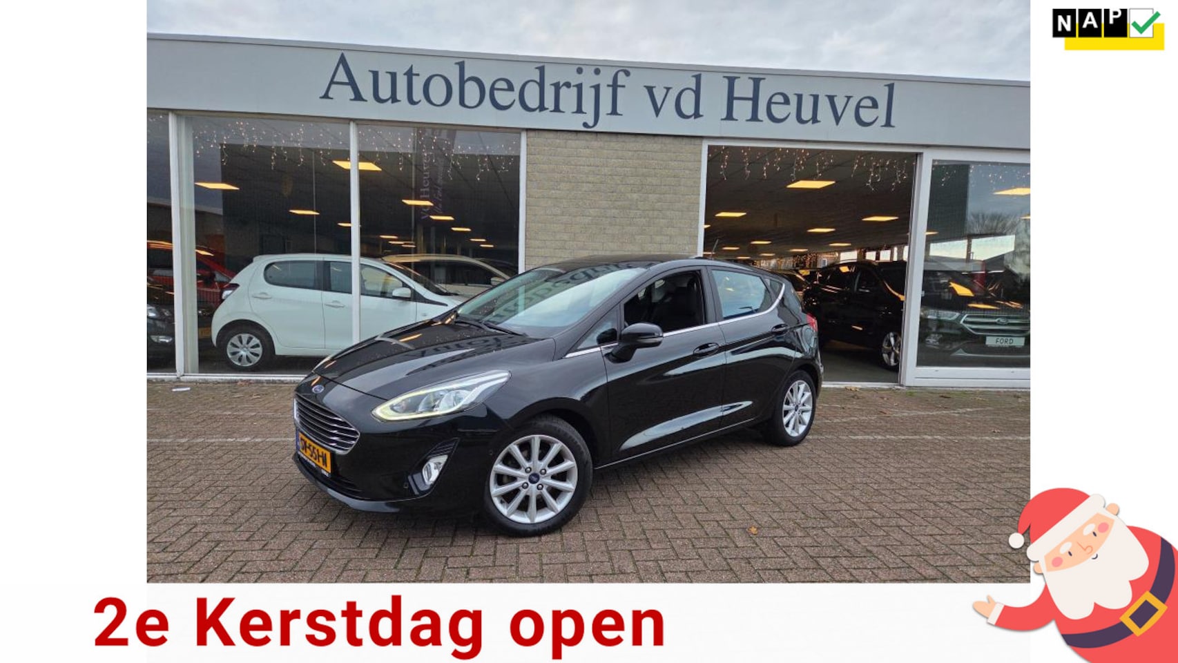 Ford Fiesta - 1.0 EcoBoost Titanium *Camera*Carplay*Adaptive cruise* stoel/stoel & voorruit verwarming * - AutoWereld.nl