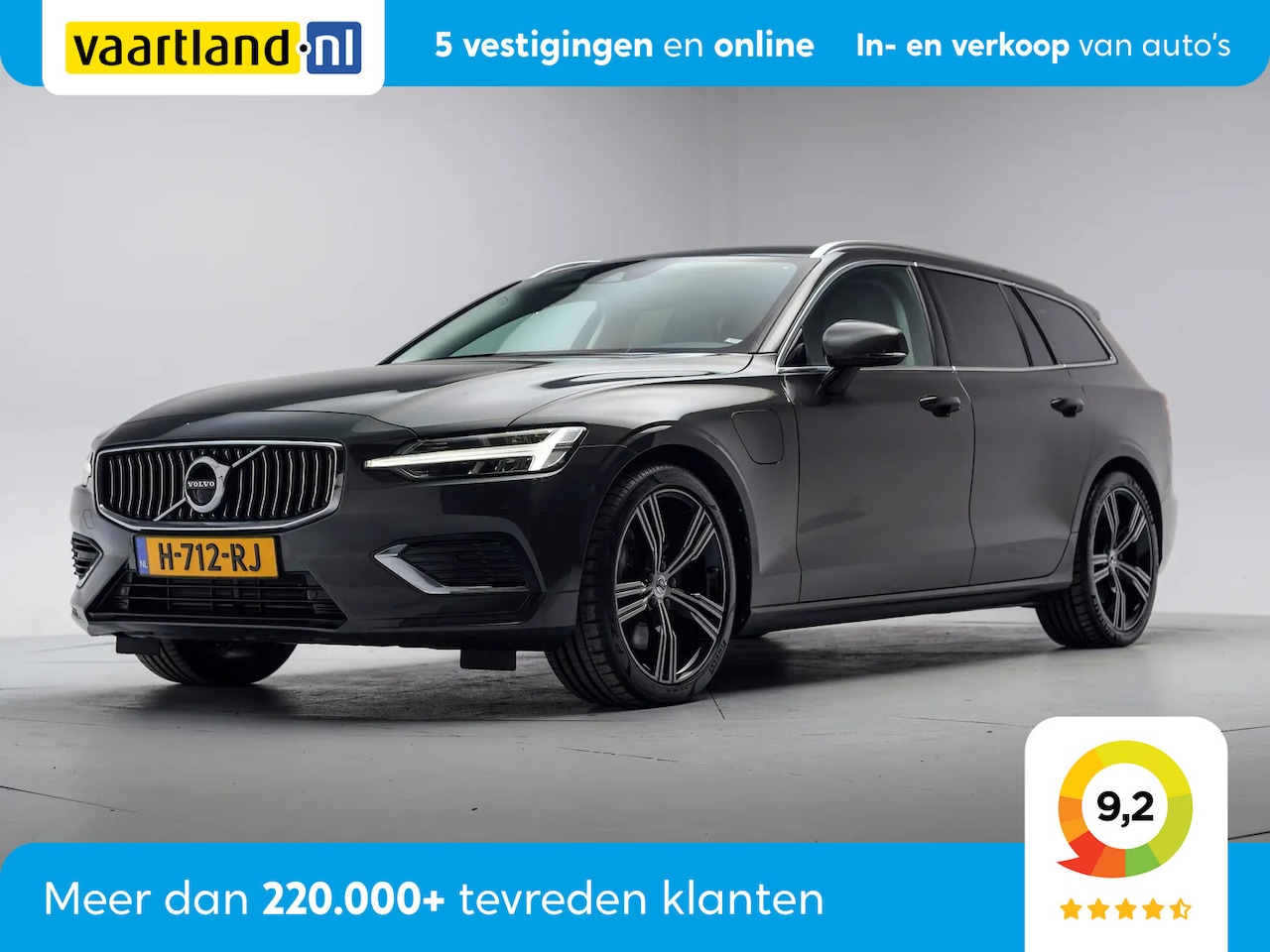 Volvo V60 - T6 Recharge AWD 340pk Inscription Aut. [ Leder Trekhaak Stoelverwarming ] - AutoWereld.nl