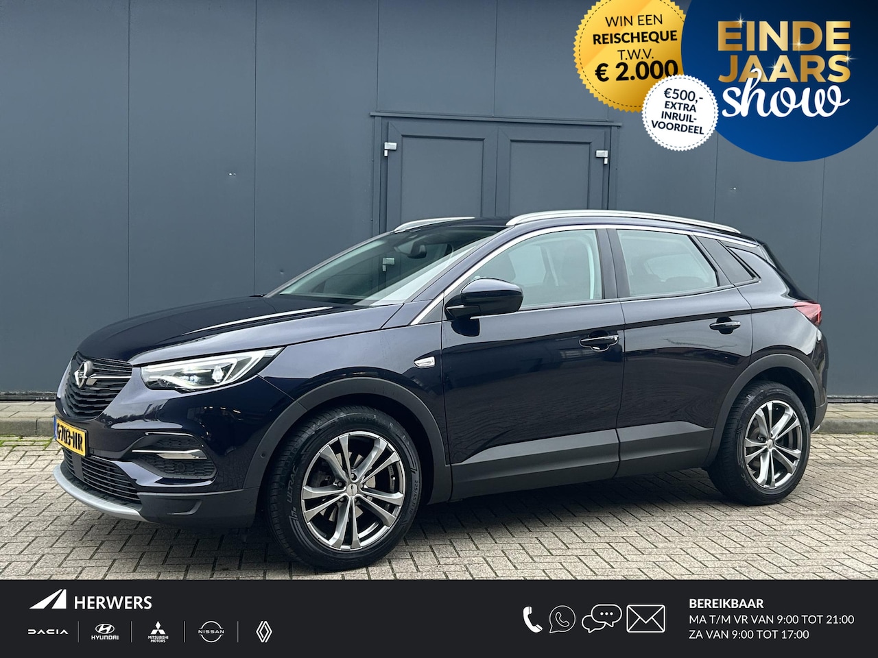 Opel Grandland X - 1.6 Turbo 180 pk Innovation / Automaat / Trekhaak Afneembaar 1600KG / Winterwielen set ori - AutoWereld.nl
