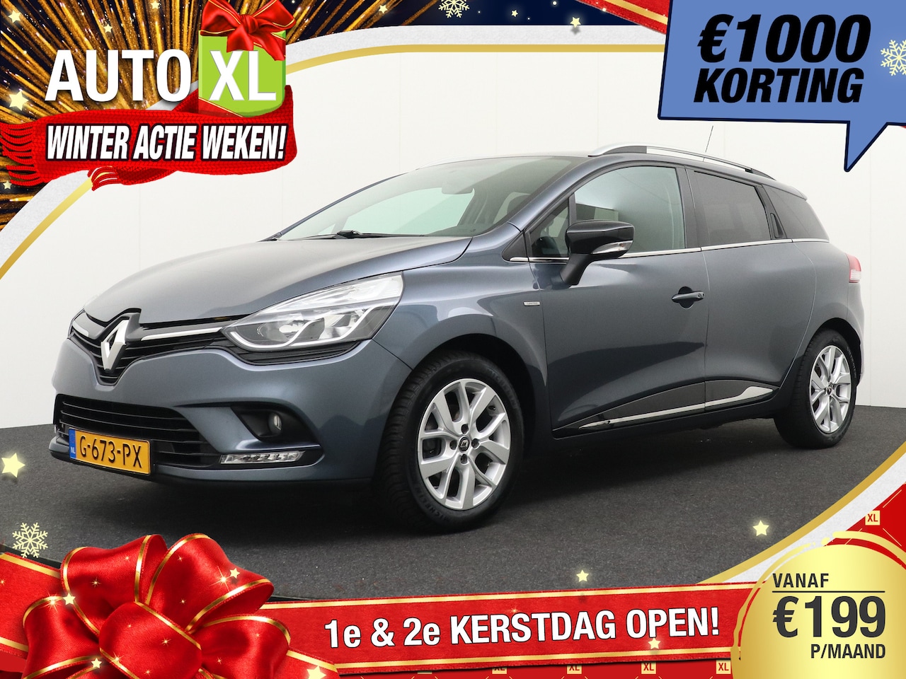 Renault Clio Estate - 0.9 90 PK TCe Limited Carplay Navi Trekhaak 16'LMV - AutoWereld.nl