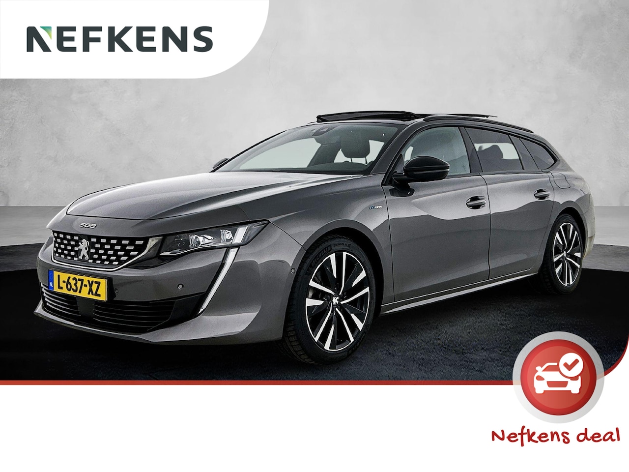 Peugeot 508 SW - GT 1.6 Plug-in HYbrid 225pk Automaat | Navigatie | Schuif-/kanteldak | Achteruitrijcamera - AutoWereld.nl