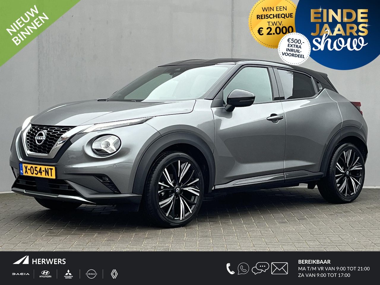 Nissan Juke - 1.0 DIG-T N-Design / 360° Camera / Apple Carplay & Android Auto / Adaptieve Cruise Control - AutoWereld.nl