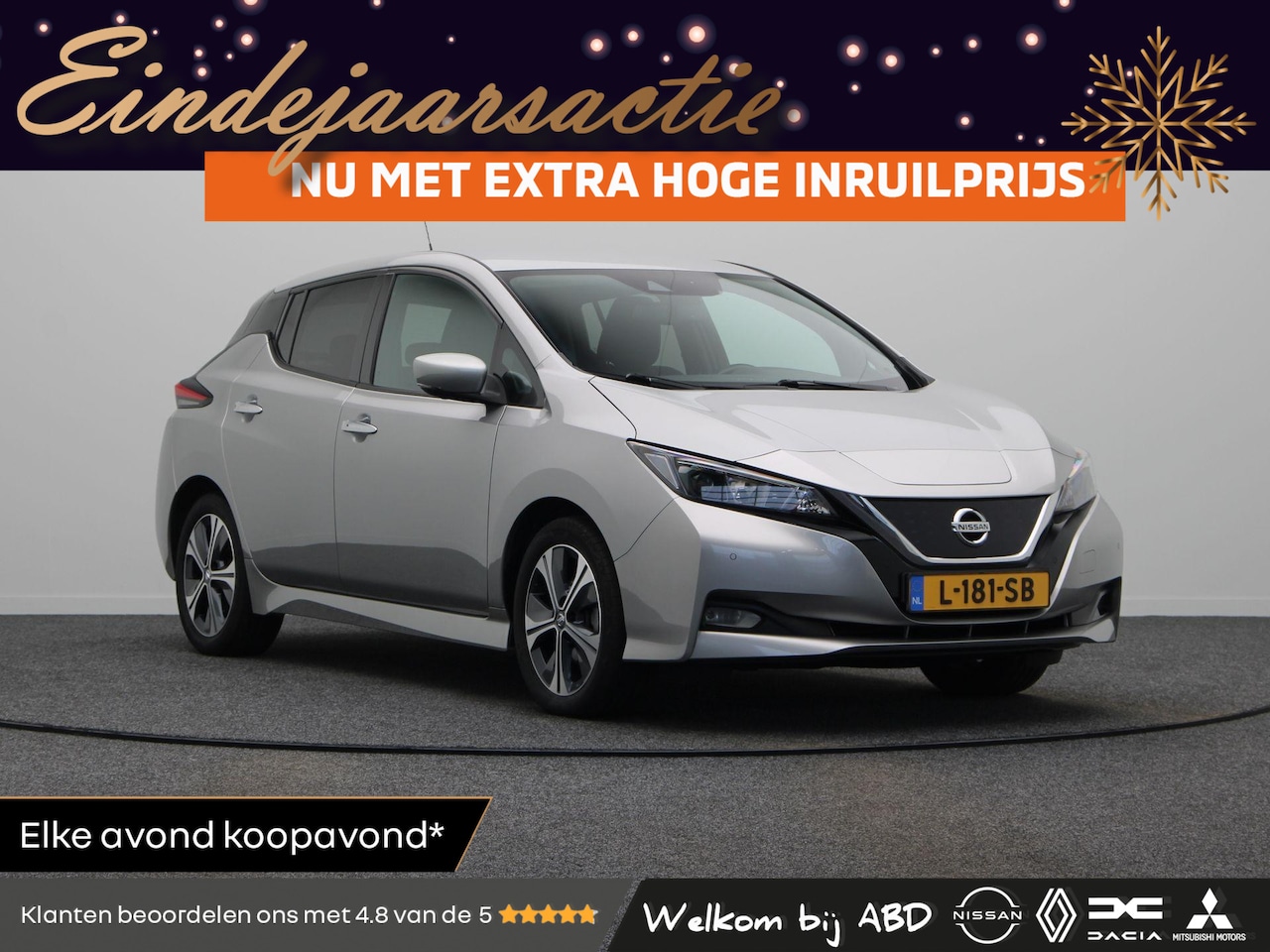 Nissan LEAF - N-Connecta 40 kWh | Accu score 92% | Trekhaak | Dealer onderhouden | Stoel- en stuurwielve - AutoWereld.nl