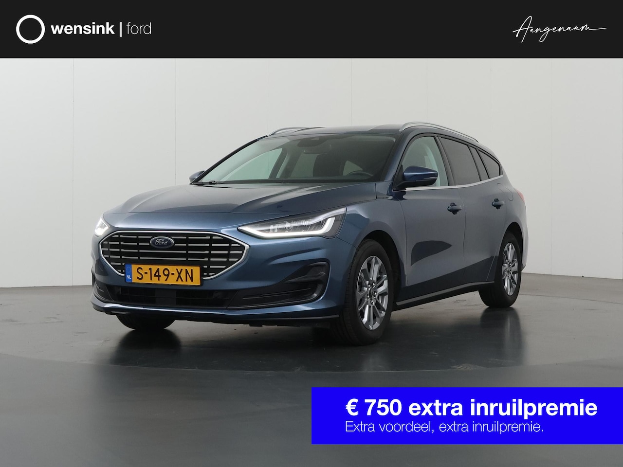 Ford Focus Wagon - 1.0 EcoBoost Hybrid Titanium | Navigatie | Climate Control | Cruise Control | Parkeersenso - AutoWereld.nl