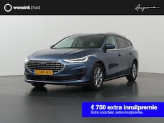 Ford Focus Wagon - 1.0 EcoBoost Hybrid Titanium | Navigatie | Climate Control | Cruise Control | Parkeersenso