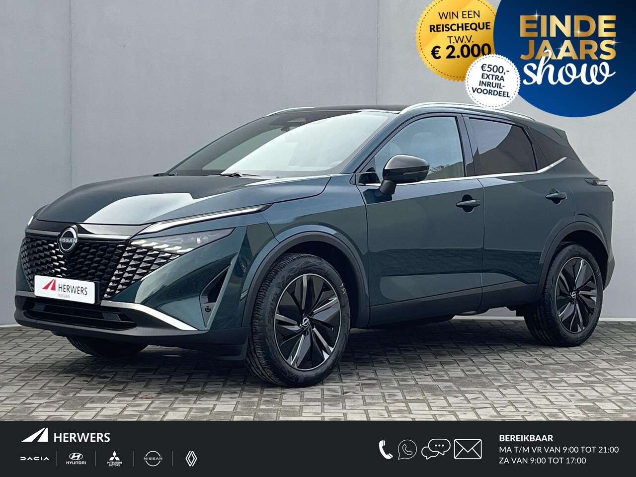 Nissan Qashqai - 1.3 MHEV Xtronic Tekna / €4.500,- EINDEJAARSVOORDEEL / NIEUW uit voorraad leverbaar! / Pa - AutoWereld.nl