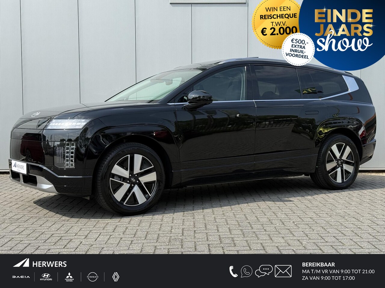 Hyundai IONIQ 9 - Connect+ AWD 7p. 110.3 kWh / 1500 Voordeel / Stoelmassage / Stoel- & Stuurverwarming / Sto - AutoWereld.nl
