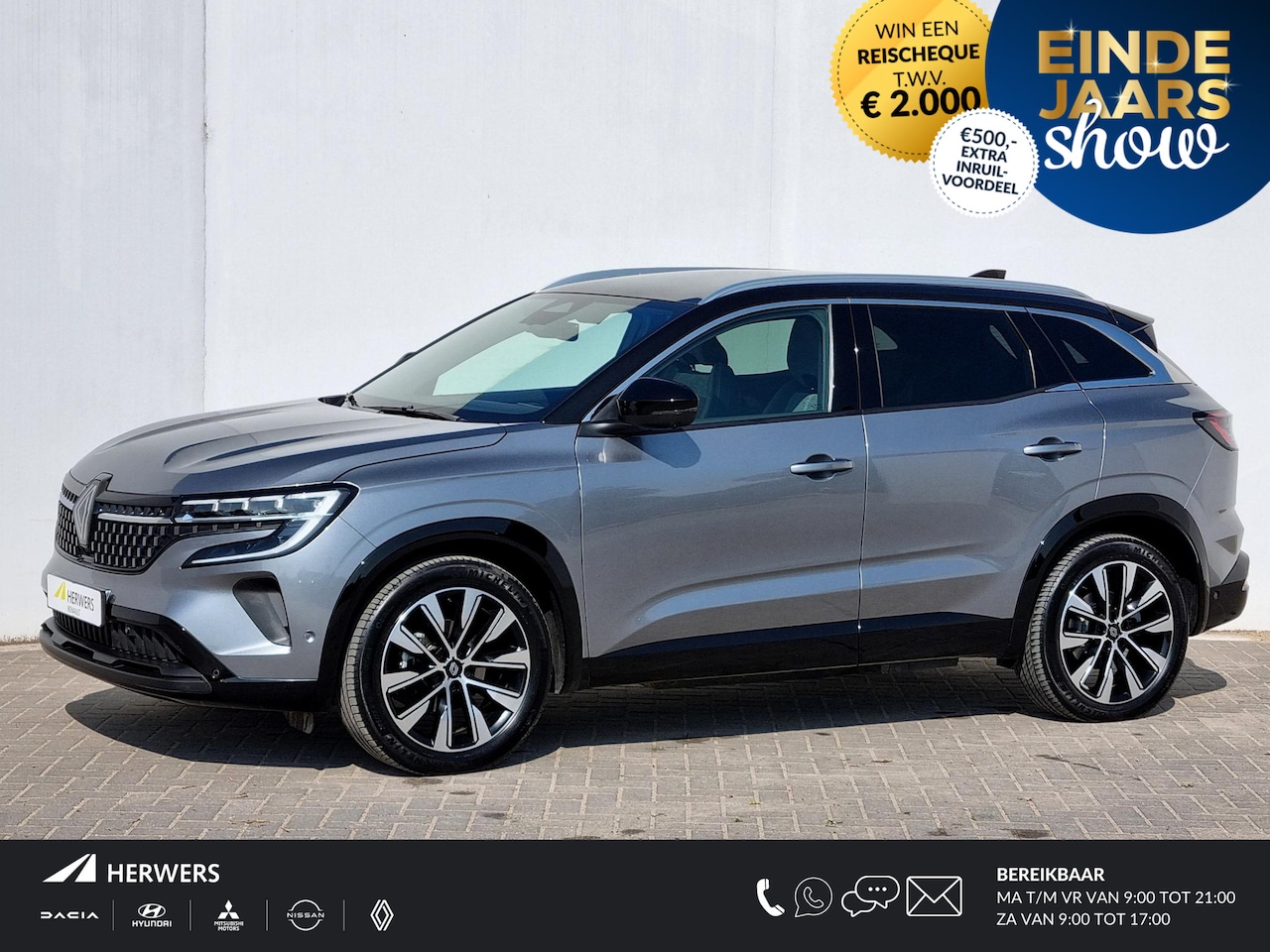 Renault Austral - 1.3 mild hybrid 160 X-Tronic techno Automaat / 1800KG Trekgewicht / Panoramadak / Cruise C - AutoWereld.nl