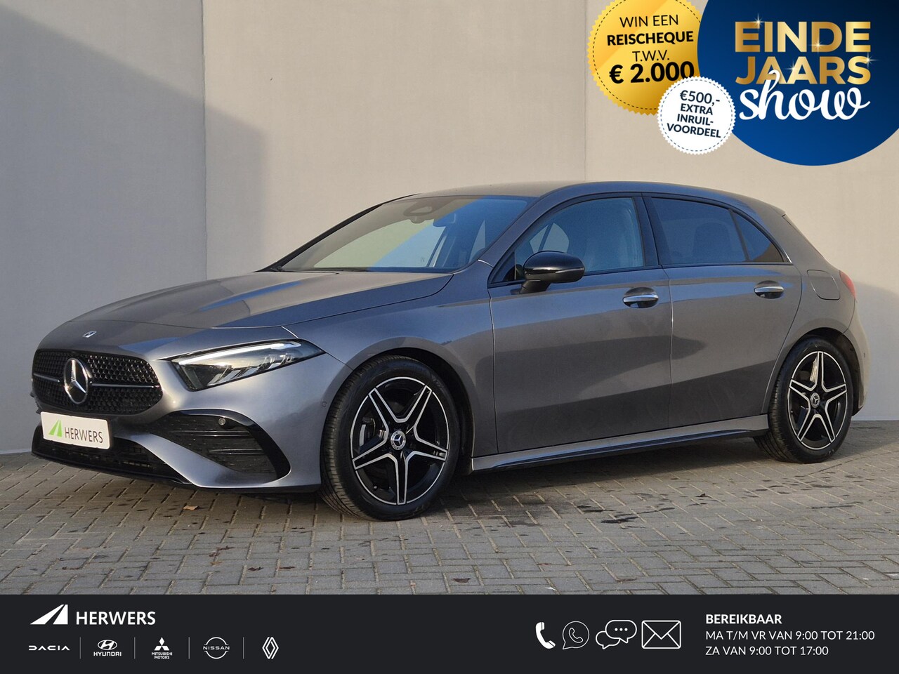 Mercedes-Benz A-klasse - 200 AMG Line Automaat / Trekgewicht 1600 Kg / Stoelverwarming / Achteruitrijcamera / Navig - AutoWereld.nl