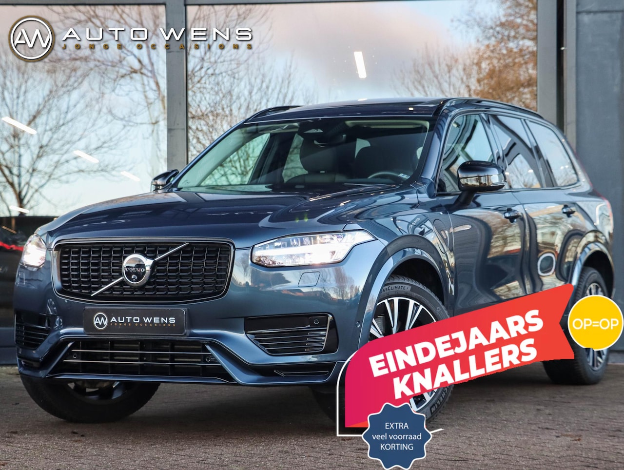 Volvo XC90 - T8 Recharge AWD Plus Dark 7p Pano Trekhaak 360 Cam - AutoWereld.nl