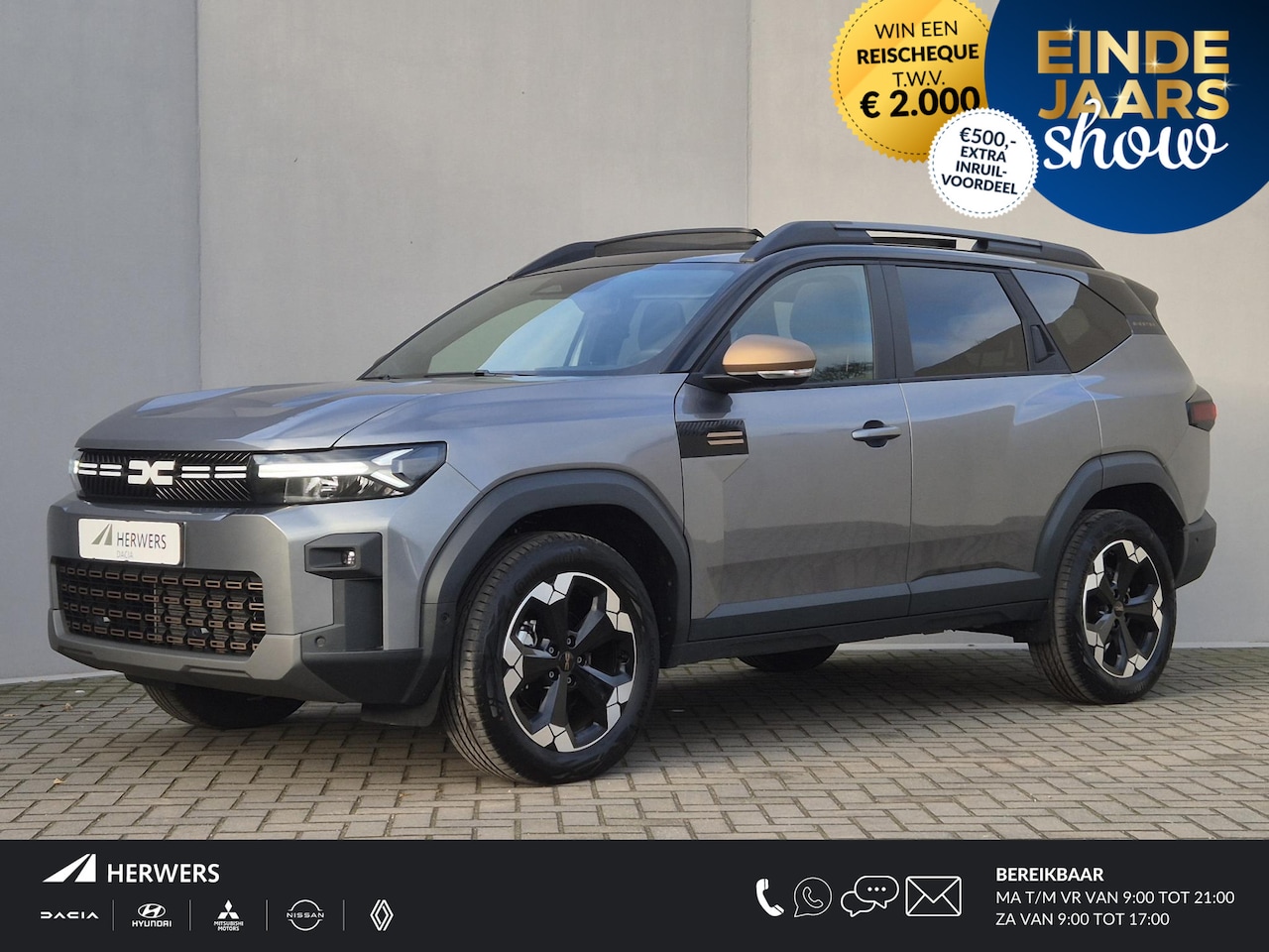 Dacia Bigster - 1.8 Hybrid 155 Extreme Automaat / Fabrieksgarantie tot 06-2028 / Glazen Schuif- en Kanteld - AutoWereld.nl