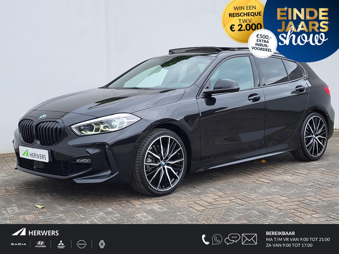 BMW 1-serie - 118i Automaat / Dealer Onderhouden / M-Sport / Navigatie / Schuif- en Kantel Dak / Harman - AutoWereld.nl