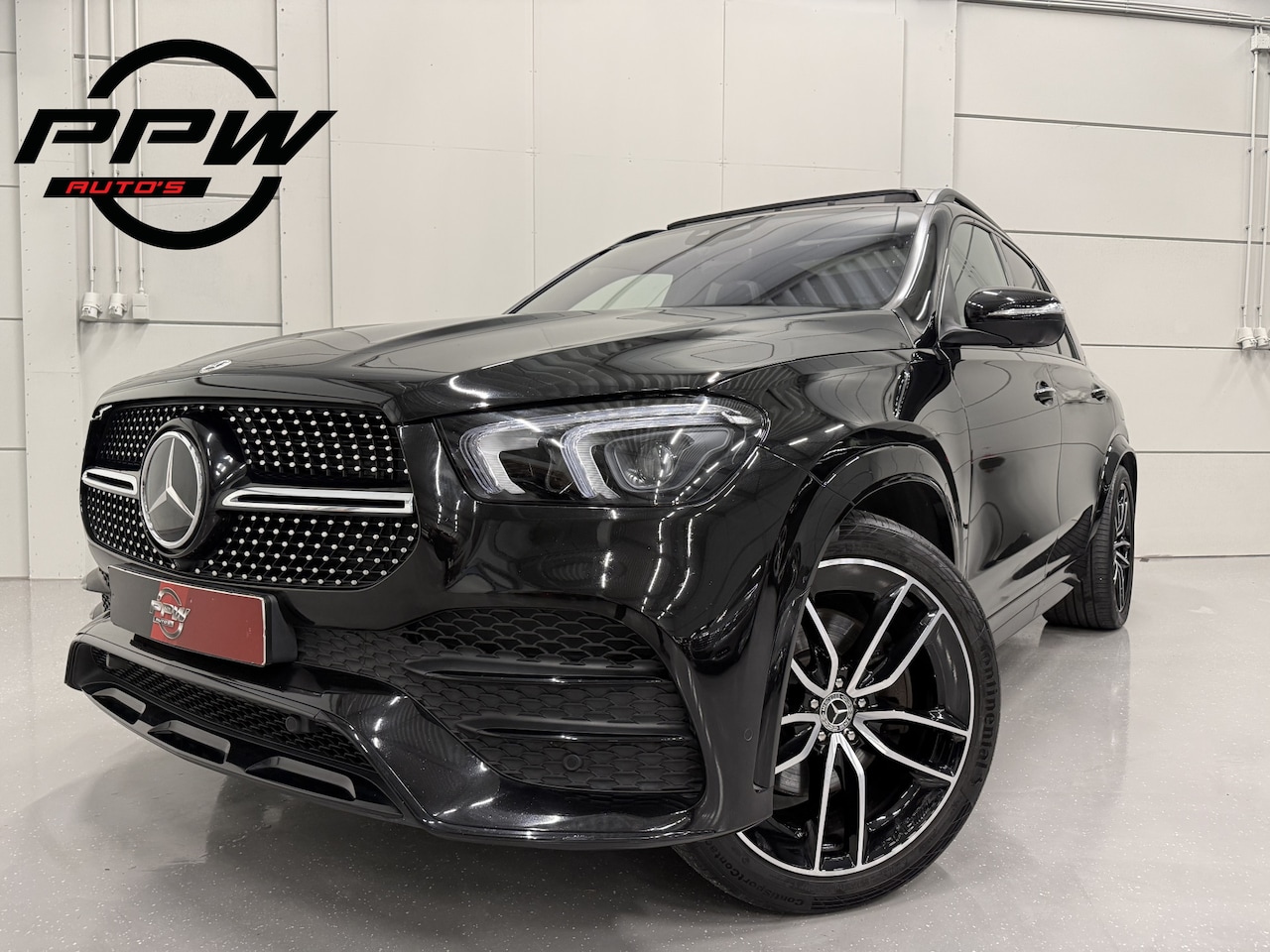Mercedes-Benz GLE-Klasse - 350 e 4MATIC AMG BLACK PANO/LUCHTVERING/22"/HEAD-UP/BURMESTER/22"BREEDSET/SFEER/360CAMERA/ - AutoWereld.nl