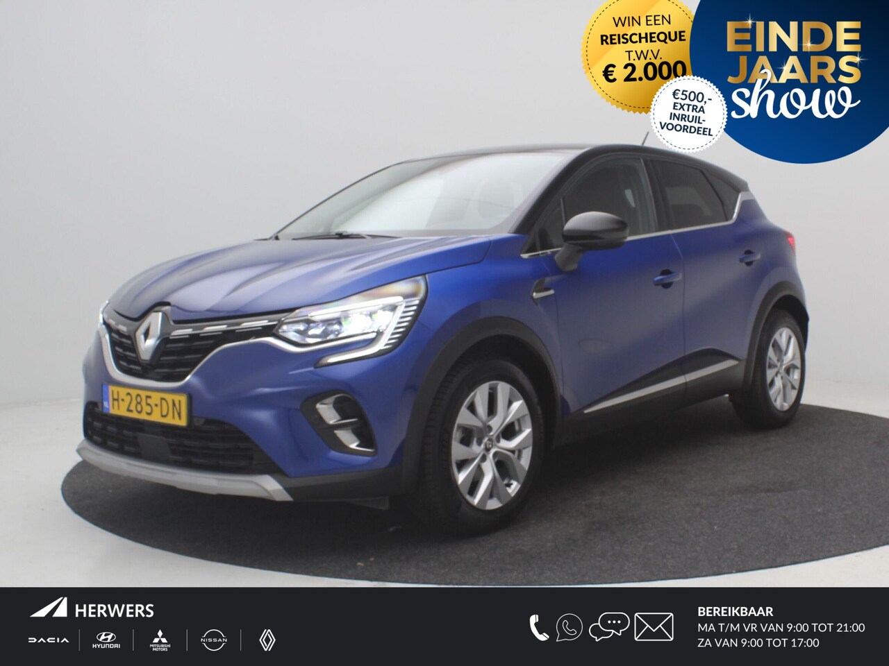 Renault Captur - 1.3 TCe 130 Intens / Dealeronderhouden / Trekhaak / 1200kg Trekgewicht / Achteruitrijcamer - AutoWereld.nl