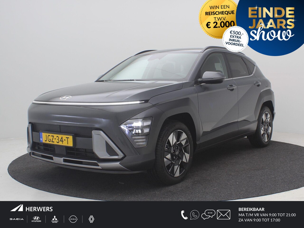 Hyundai Kona - 1.6 GDI HEV Comfort Smart / € 3000,- Voordeel Op Nieuwprijs / Rijklaarprijs / Direct Lever - AutoWereld.nl